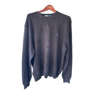 Polo Ralph Lauren Men's Blue Crewneck Sweater Pima Cotton XXL